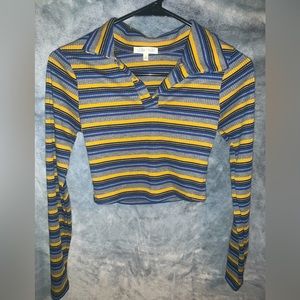 striped crop top🦓